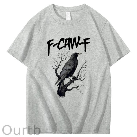 F-Caw-F Crow 100% Cotton T-Shirt