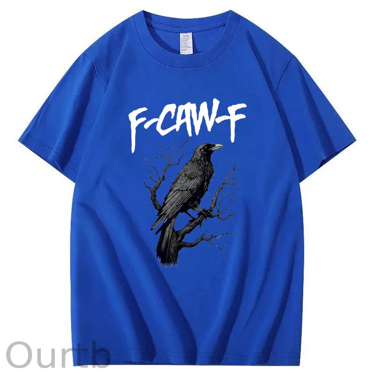 F-Caw-F Crow 100% Cotton T-Shirt