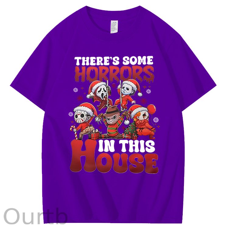 Christmas Funny Pattern100% Cotton T-Shirt