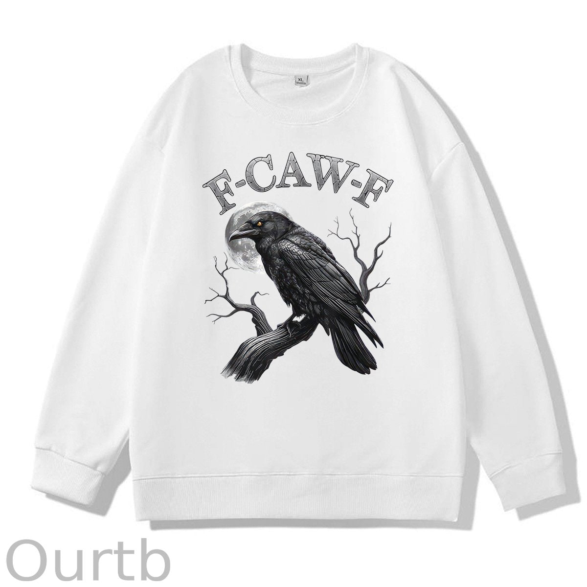 F-Caw-F Crow 100% Cotton Sweatshirt