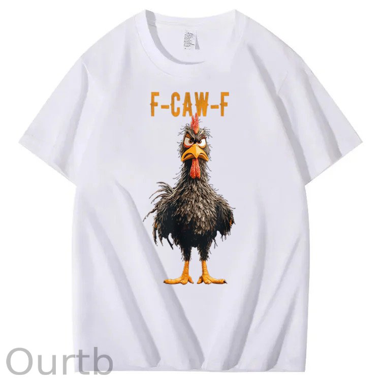 Funny F-Caw-F Chicken 100% Cotton T-Shirt