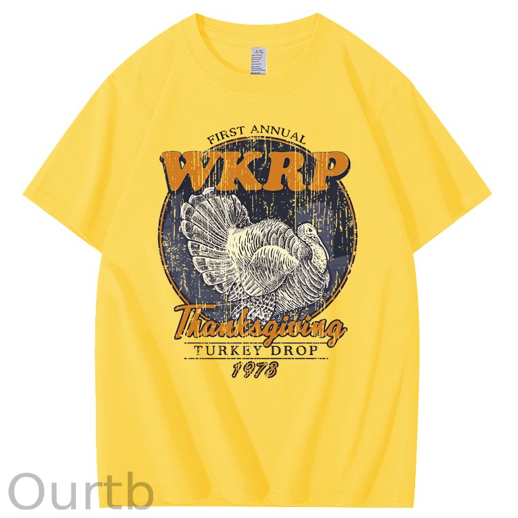 Thanksgiving  Pattern100% Cotton T-Shirt