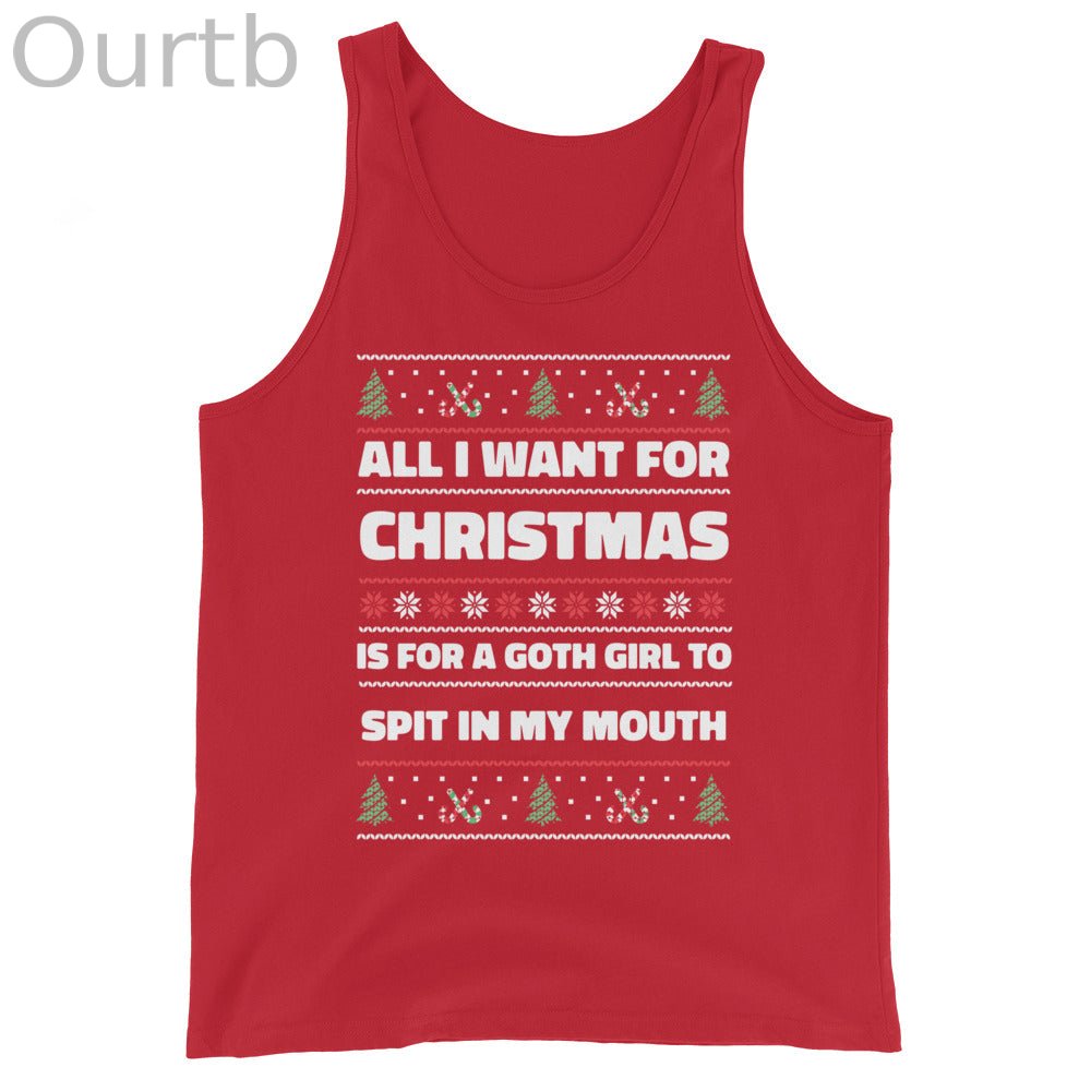 All I Want For Christmas is a Goth Girl Unisex Tank Top