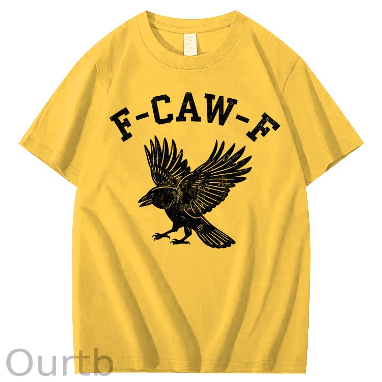 F-Caw-F Crow Raven 100% Cotton T-Shirt
