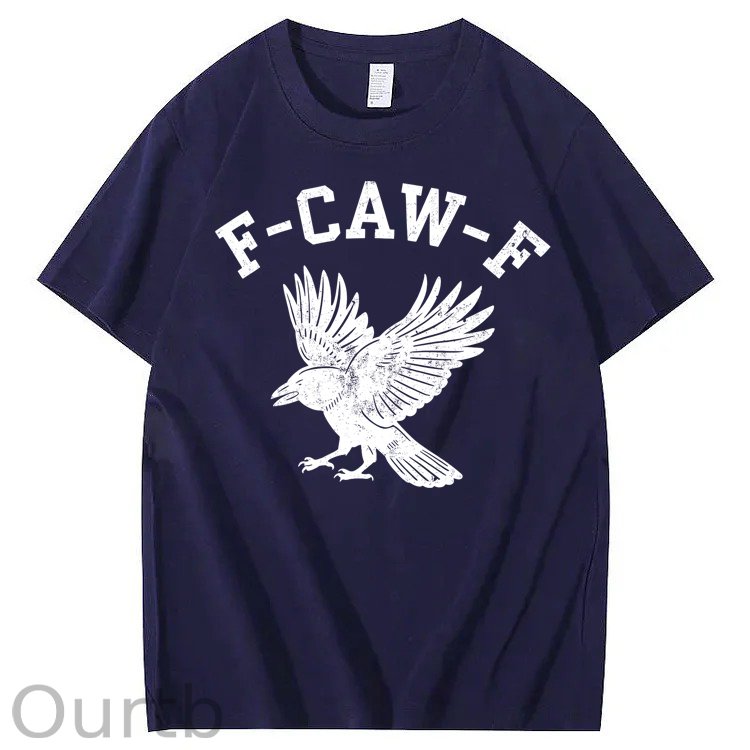 F-Caw-F Crow Raven 100% Cotton T-Shirt