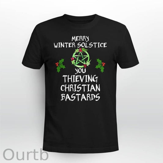Witch - Merry Winter Solstice - Black Apparel