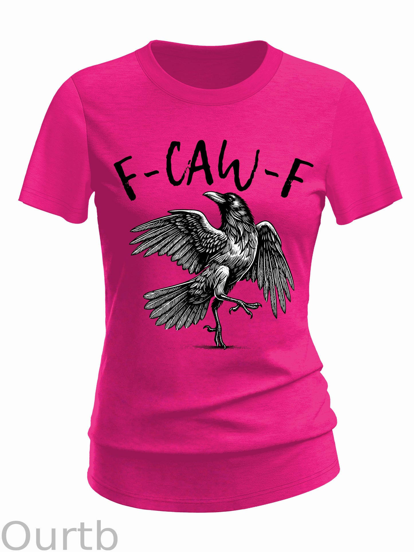 F-Caw-F Crow Cotton Blend T-Shirt
