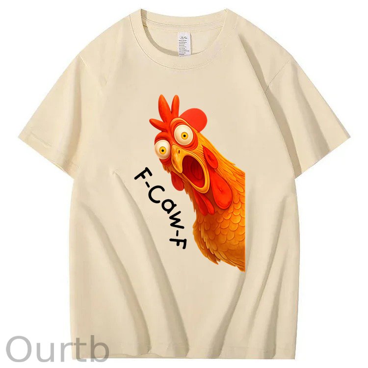 F-Caw-F Chicken 100% Cotton T-Shirt