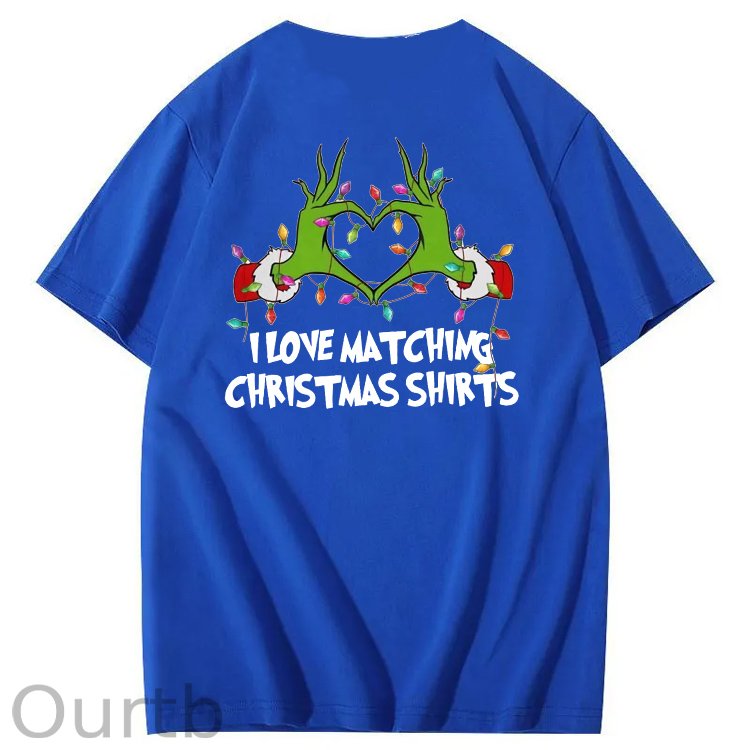 I Love  Matching Christmas Shirt  But I Don't  Pattern  100% Cotton T-Shirt