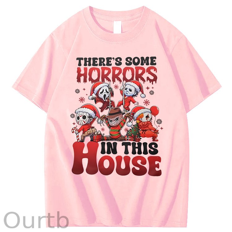 Christmas Funny Pattern100% Cotton T-Shirt