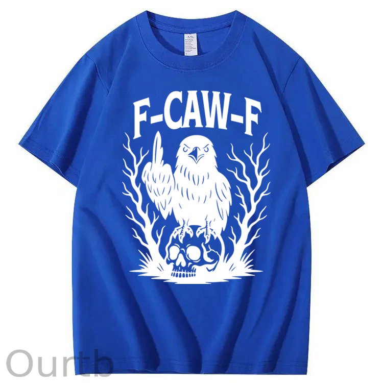 F-Caw-F Crow 100% Cotton T-Shirt