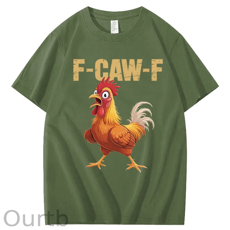 F-Caw-F Chicken 100% Cotton T-Shirt