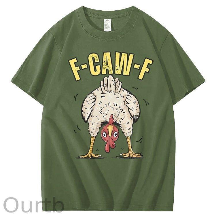 F-Caw-F Chicken 100% Cotton T-Shirt