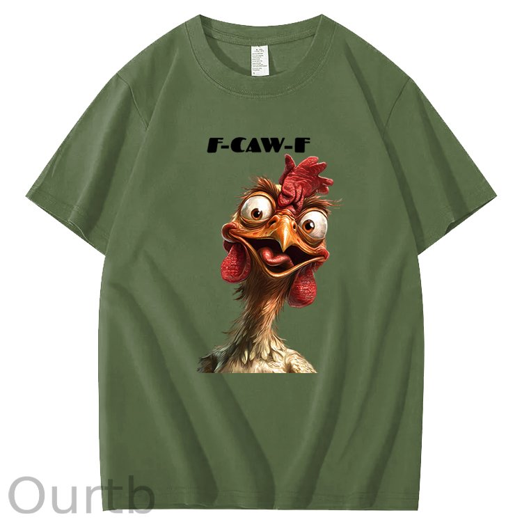F-Caw-F Chicken 100% Cotton T-Shirt