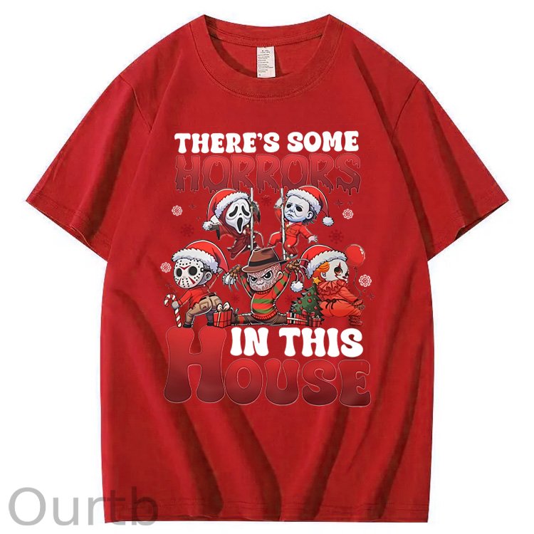 Christmas Funny Pattern100% Cotton T-Shirt