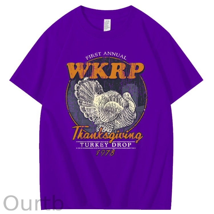 Thanksgiving  Pattern100% Cotton T-Shirt