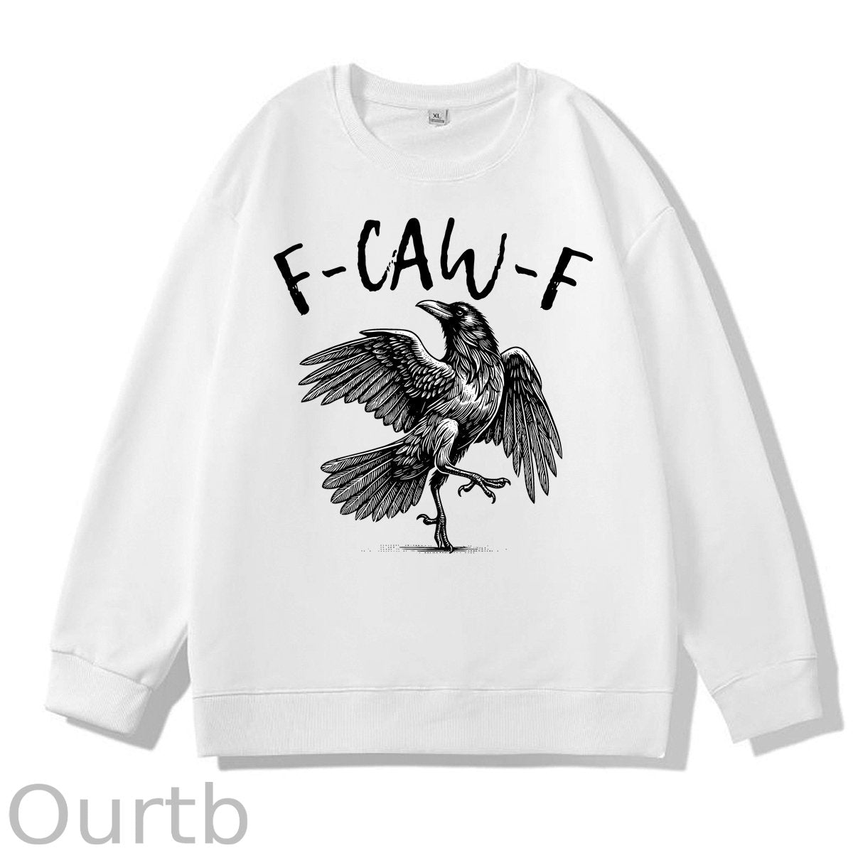 F-Caw-F Crow 100% Cotton Sweatshirt