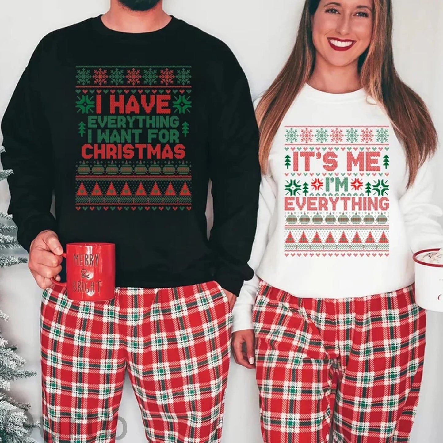 Funny Christmas Couple Sweatshirt