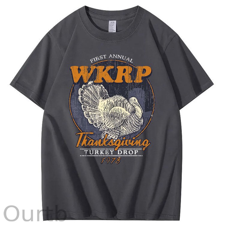 Thanksgiving  Pattern100% Cotton T-Shirt