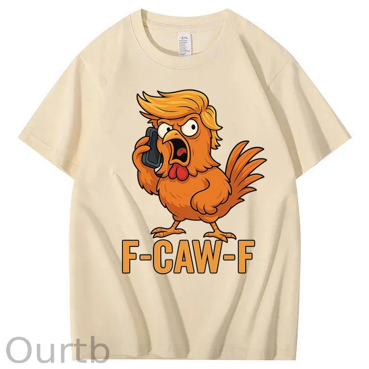 Funny F-Caw-F Chicken 100% Cotton T-Shirt