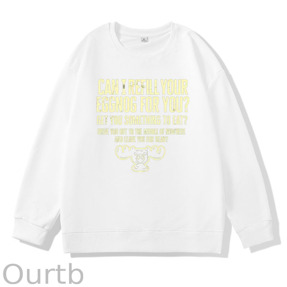 Funny Pattern 100% 300g CottonCrew Neck Sweatshirt