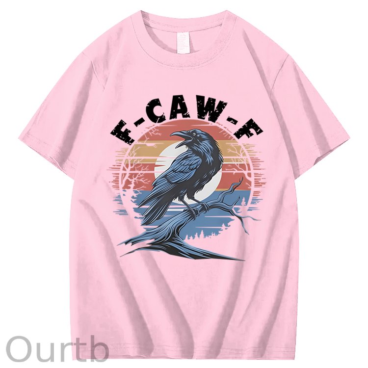 Vintage F-Caw-F Crow 100% Cotton T-Shirt