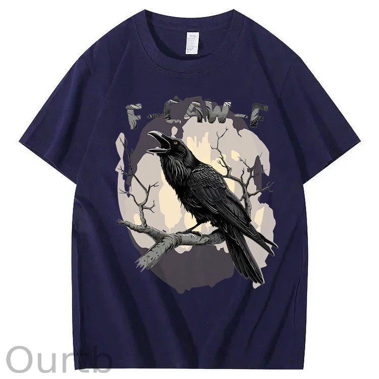 F-Caw-F Crow 100% Cotton T-Shirt