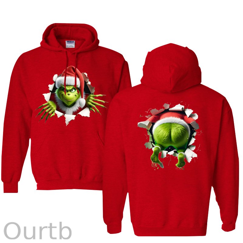 Christmas Funny  Pattern 100% 300g Cotton Classic Hoodie