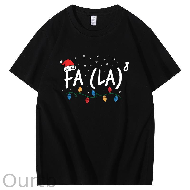 Fa La 8 Christmas Math T-Shirt
