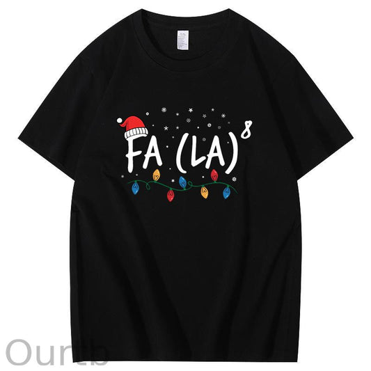 Fa La 8 Christmas Math T-Shirt