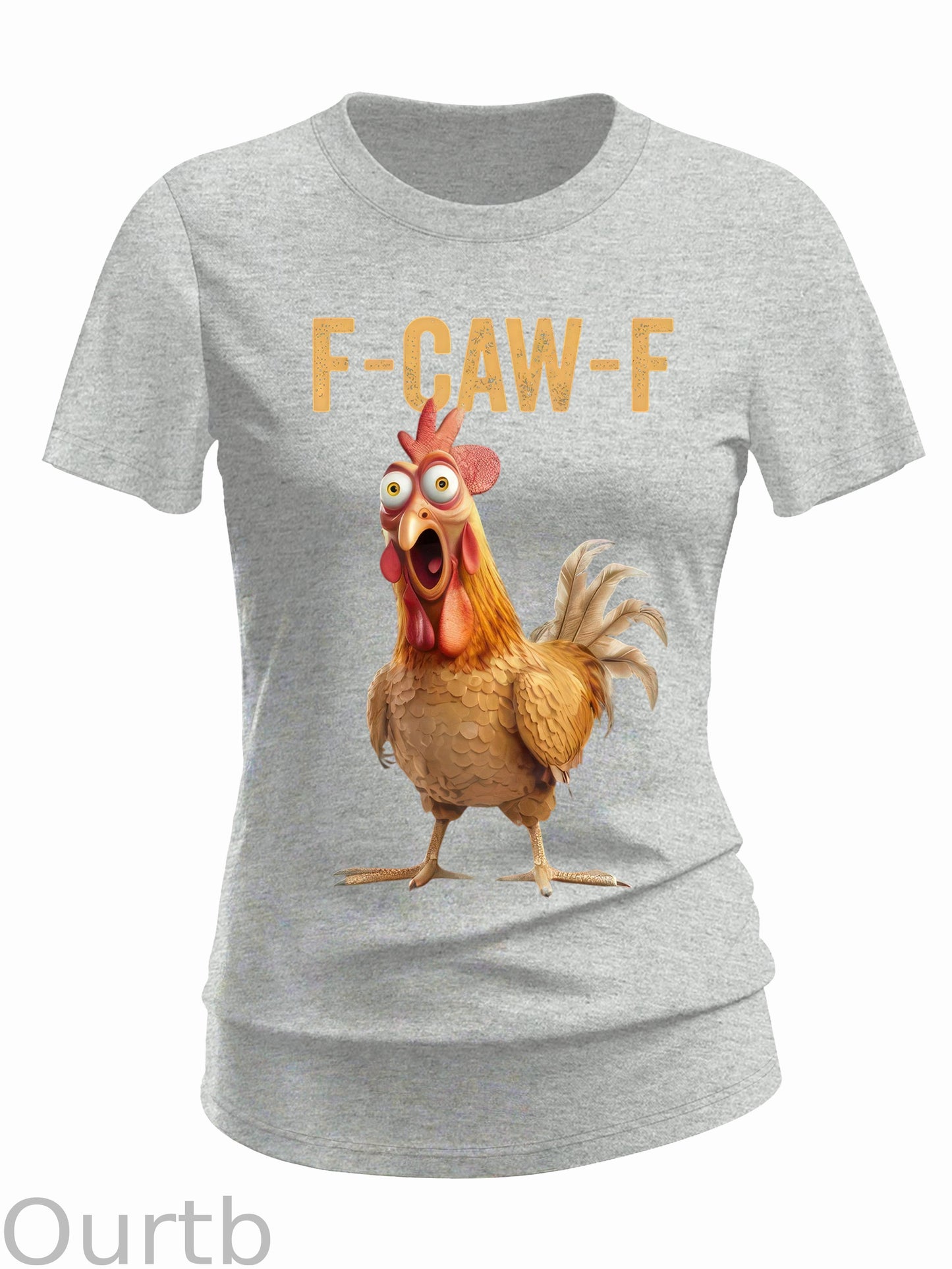 F-Caw-F Chicken Cotton Blend T-Shirt