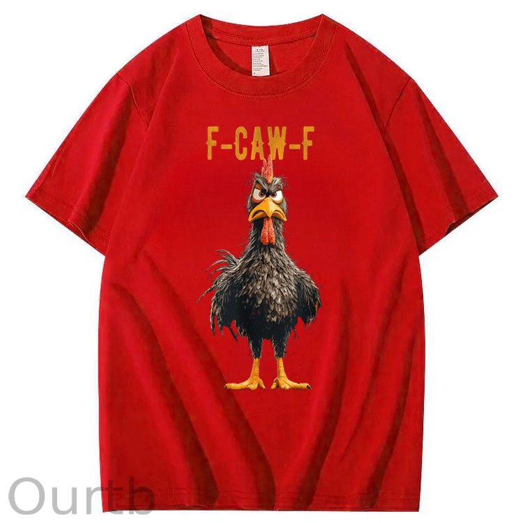 Funny F-Caw-F Chicken 100% Cotton T-Shirt