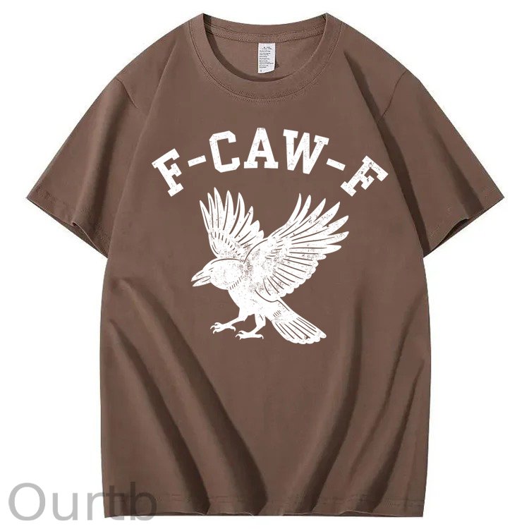 F-Caw-F Crow Raven 100% Cotton T-Shirt