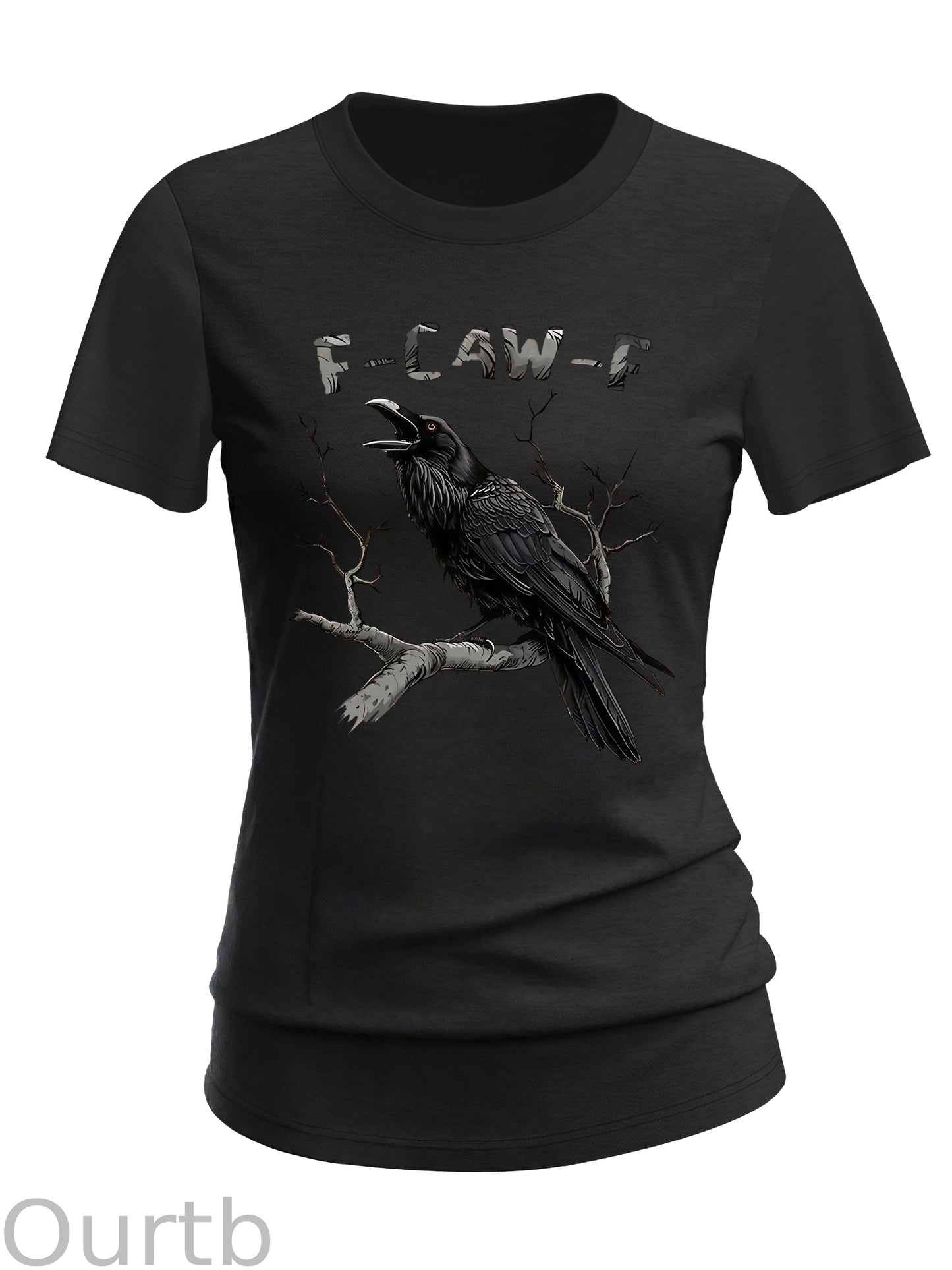 Women's F-Caw-F Crow Cotton Blend T-Shirt