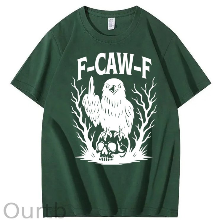 F-Caw-F Crow 100% Cotton T-Shirt