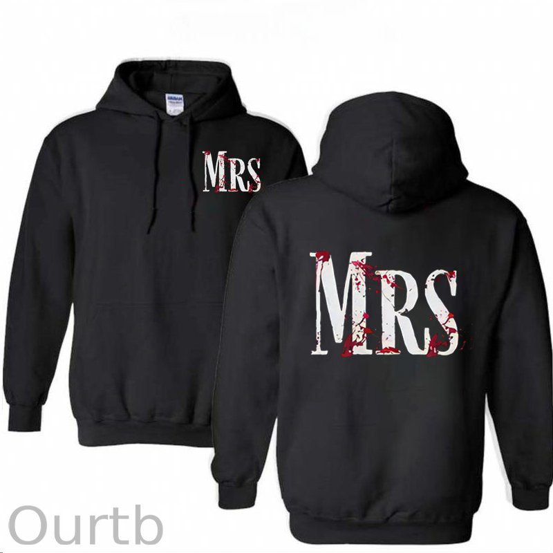 Halloween Couple Pattern 100% 300g Cotton Classic Hoodie