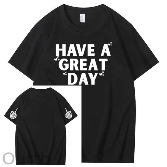 Have A Great Day Pattern100% Cotton T-Shirt