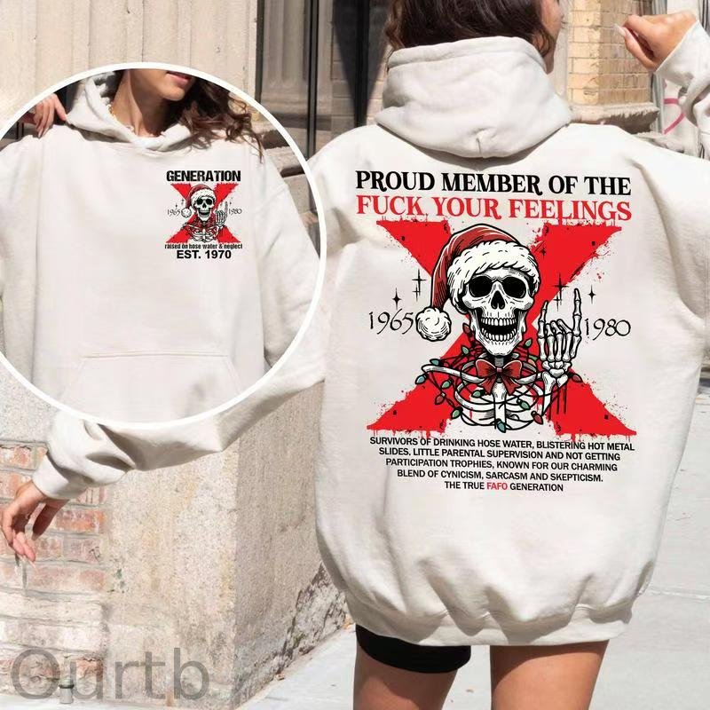 Christmas Generation X Custom Year New Version Sweatshirt Hoodie Zipperhoodie