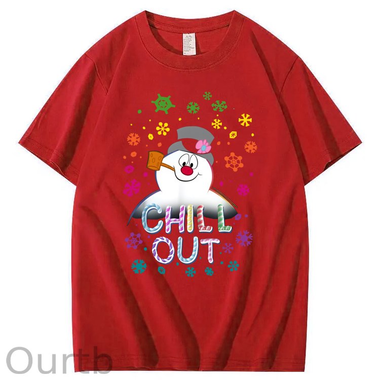 Christmas Chill  Out  Pattern  100% Cotton T-Shirt