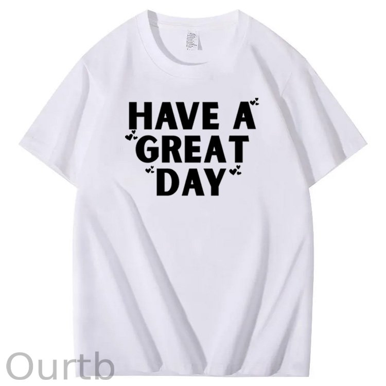 Have A Great Day Pattern100% Cotton T-Shirt