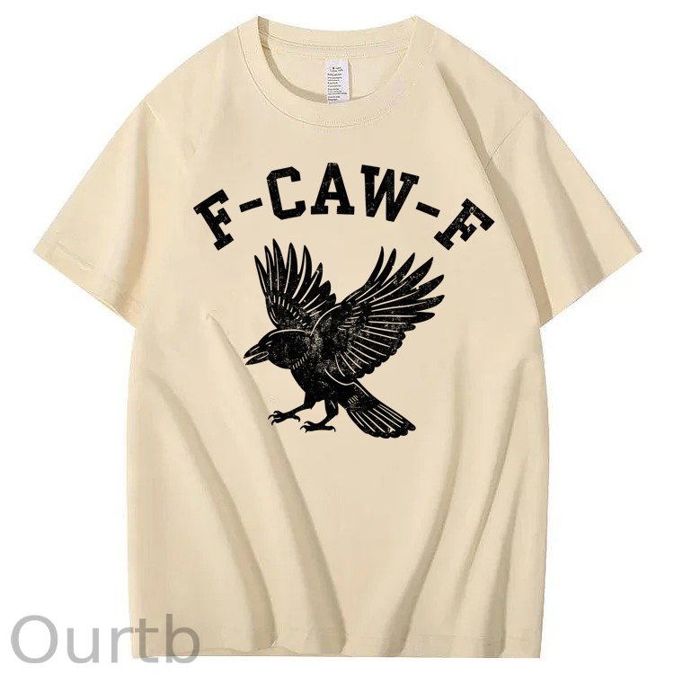 F-Caw-F Crow Raven 100% Cotton T-Shirt