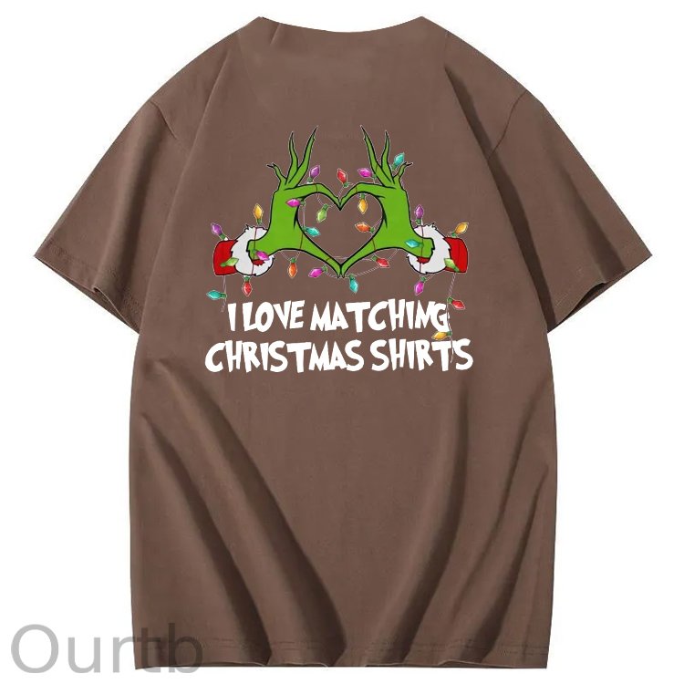 I Love  Matching Christmas Shirt  But I Don't  Pattern  100% Cotton T-Shirt