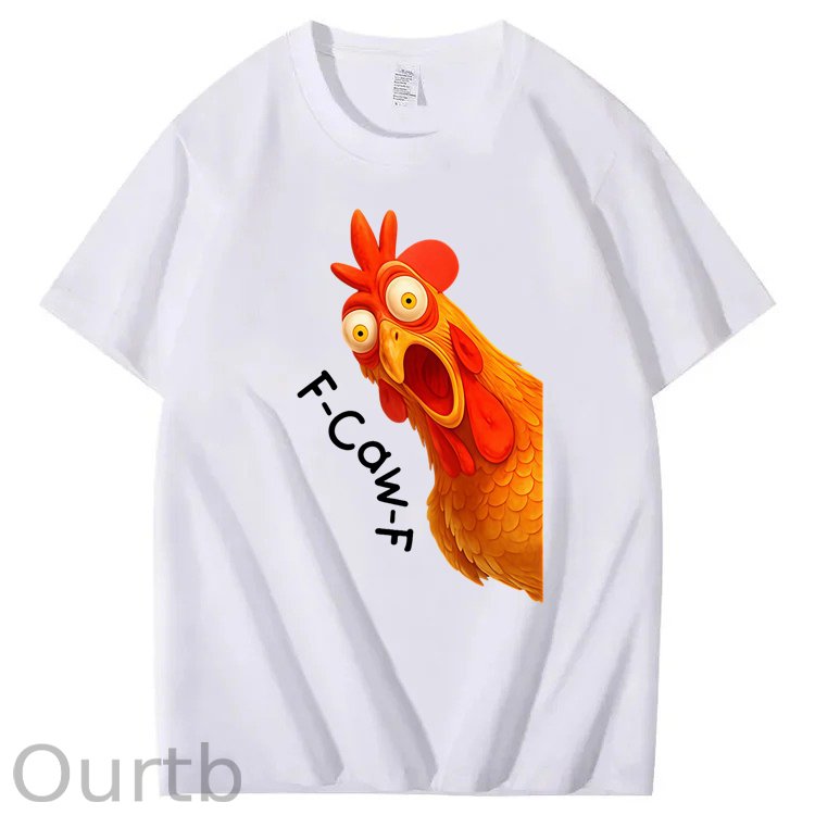 F-Caw-F Chicken 100% Cotton T-Shirt