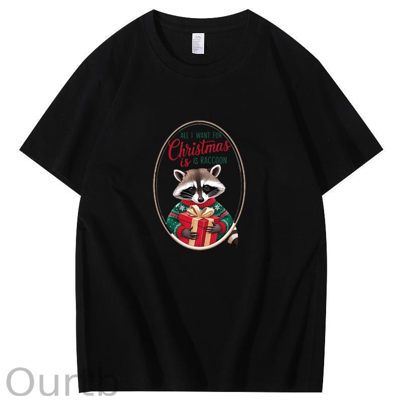 All I Want For Christmas Is Raccoon T-Shirt