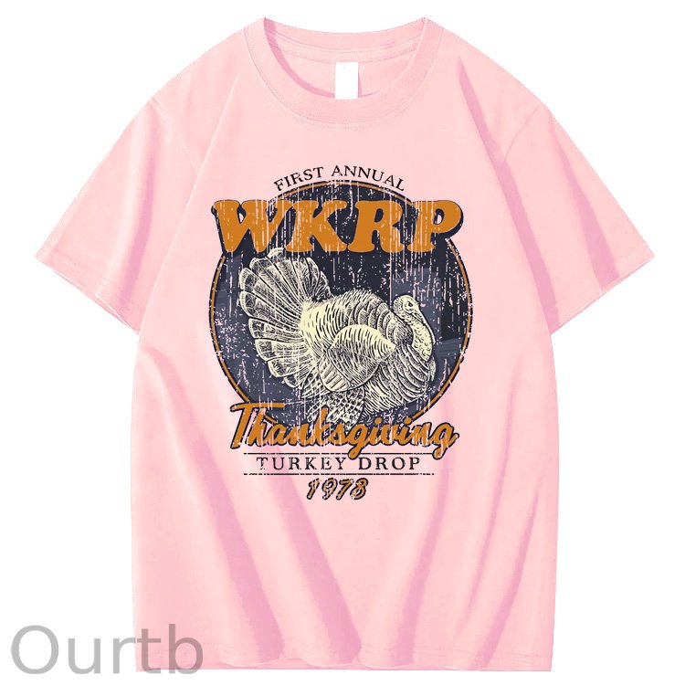 Thanksgiving  Pattern100% Cotton T-Shirt