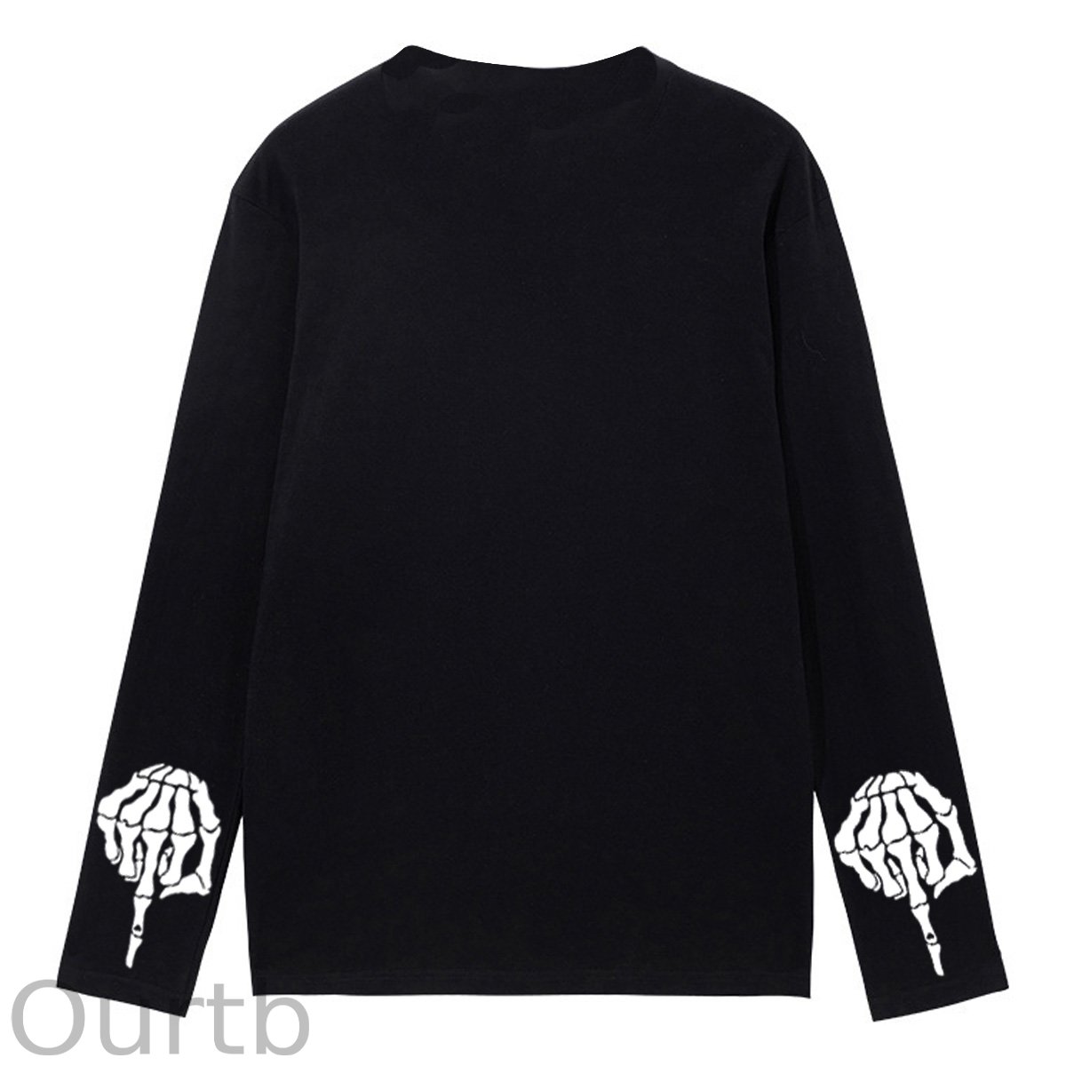 Have A Great Day Pattern Pattern Long Sleeve 100% Cotton  T-Shirt