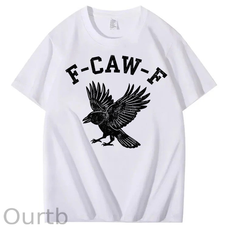 F-Caw-F Crow Raven 100% Cotton T-Shirt