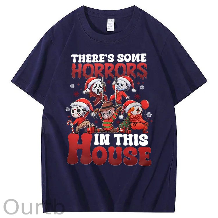 Christmas Funny Pattern100% Cotton T-Shirt