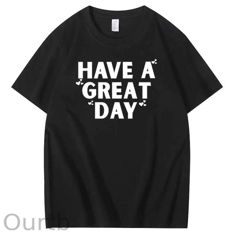 Have A Great Day Pattern100% Cotton T-Shirt