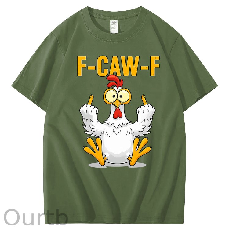 F-Caw-F Chicken 100% Cotton T-Shirt